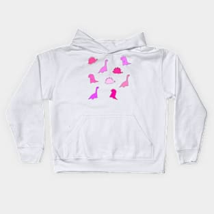 Pink Dino Pack Kids Hoodie